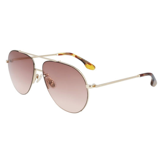 Victoria Beckham Gold Metal Sunglasses 1728,67434610848,Accessories,Glasses and Sunglasses - Accessories,Gold,New with tags,Sunglasses - Glasses and Sunglasses - Accessories,Victoria Beckham,Women