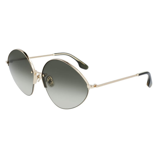 Victoria Beckham Gold Metal Sunglasses 1728,67434610848,Accessories,Glasses and Sunglasses - Accessories,Gold,New with tags,Sunglasses - Glasses and Sunglasses - Accessories,Victoria Beckham,Women