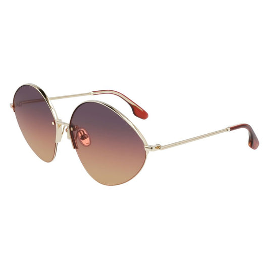 Victoria Beckham Gold Metal Sunglasses 1728,67434610848,Accessories,Glasses and Sunglasses - Accessories,Gold,New with tags,Sunglasses - Glasses and Sunglasses - Accessories,Victoria Beckham,Women
