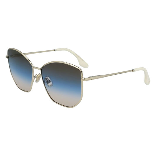 Victoria Beckham Gold Metal Sunglasses 1728,67434610848,Accessories,Glasses and Sunglasses - Accessories,Gold,New with tags,Sunglasses - Glasses and Sunglasses - Accessories,Victoria Beckham,Women