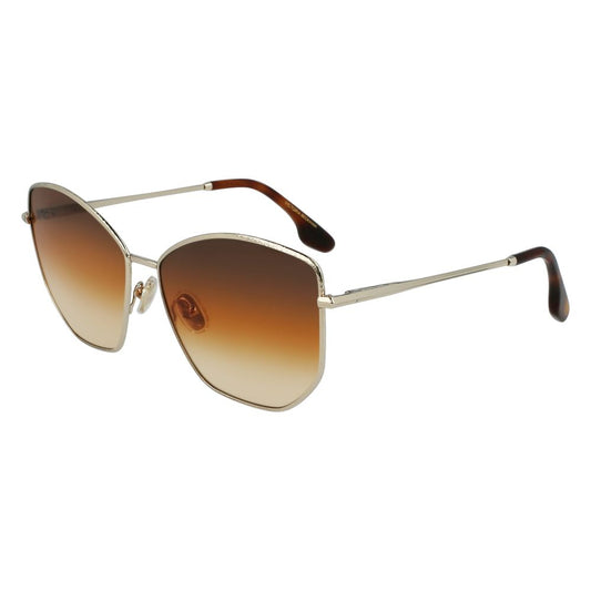 Victoria Beckham Gold Metal Sunglasses 1728,67434610848,Accessories,Glasses and Sunglasses - Accessories,Gold,New with tags,Sunglasses - Glasses and Sunglasses - Accessories,Victoria Beckham,Women