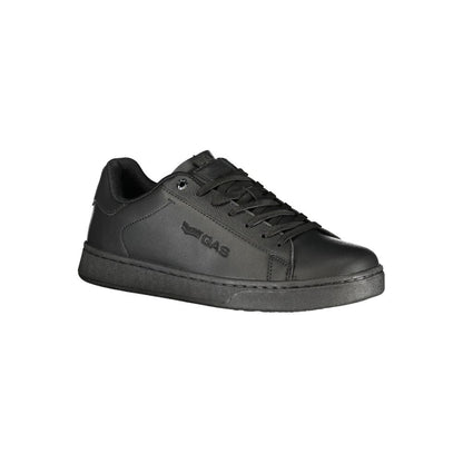 Gas Black Polyurethane Men's Sneaker