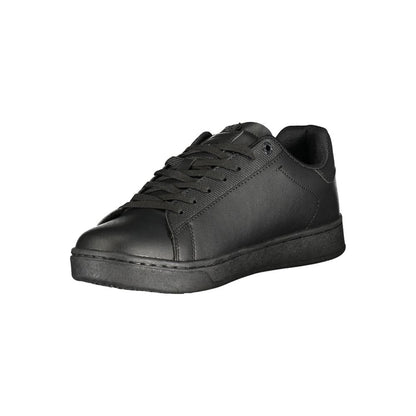 Gas Black Polyurethane Men's Sneaker