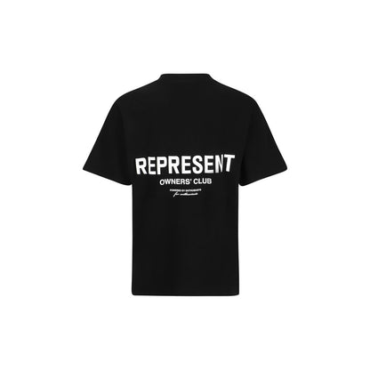 Represent Black Cotton T-Shirt