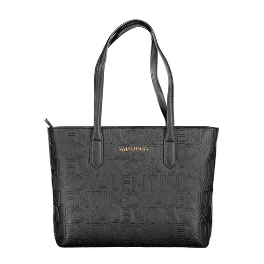 Mario Valentino Nero Poliuretano Women Shoulder Bag