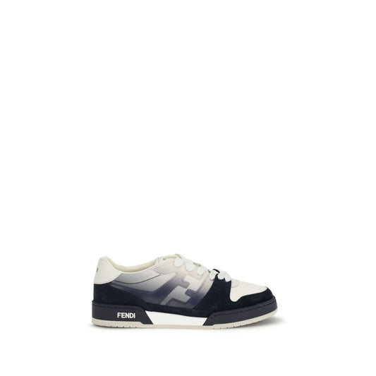 Fendi Multicolor Calf Leather Bos Taurus Low Top Sneakers