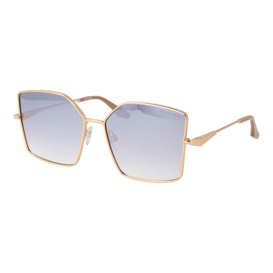 Trussardi Gold Metal Sunglasses 1728,67345776800,Accessories,Glasses and Sunglasses - Accessories,Gold,New with tags,Sunglasses - Glasses and Sunglasses - Accessories,Trussardi,Women