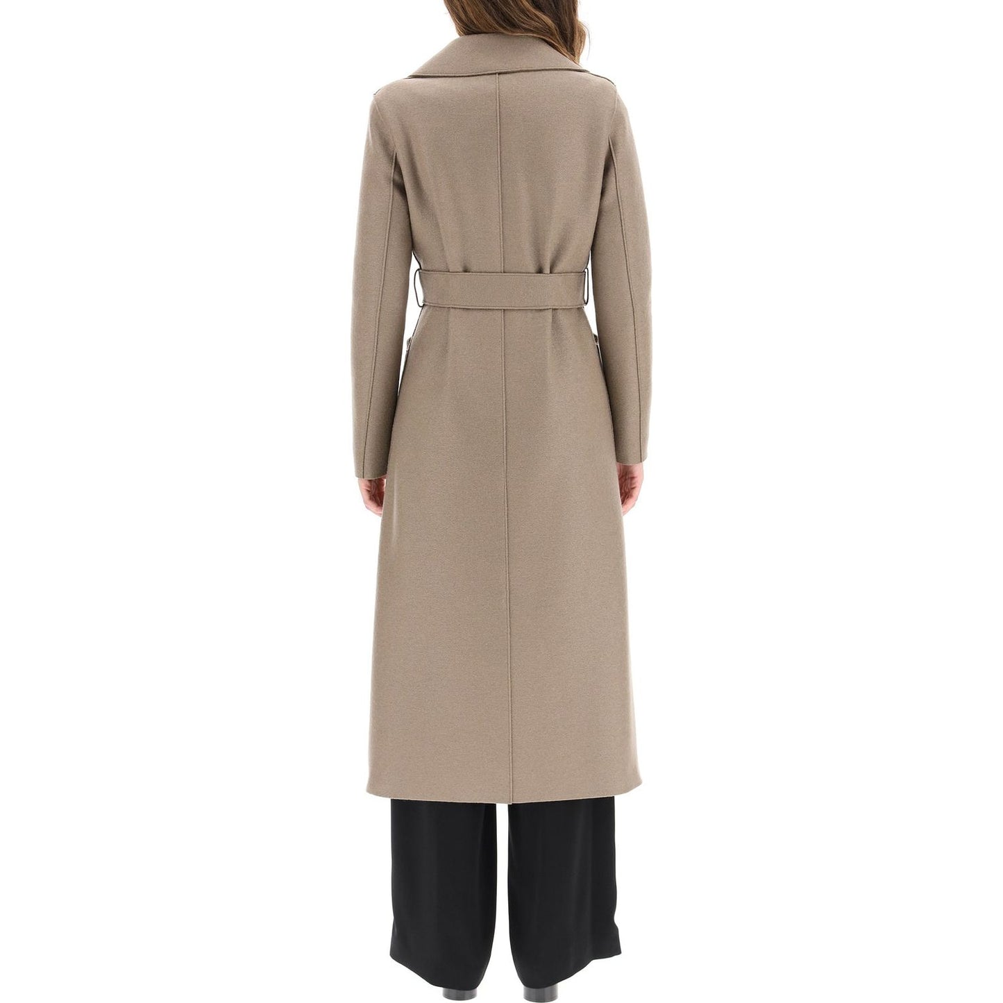 Harris Wharf London long pressed wool coat Jackets Harris Wharf London