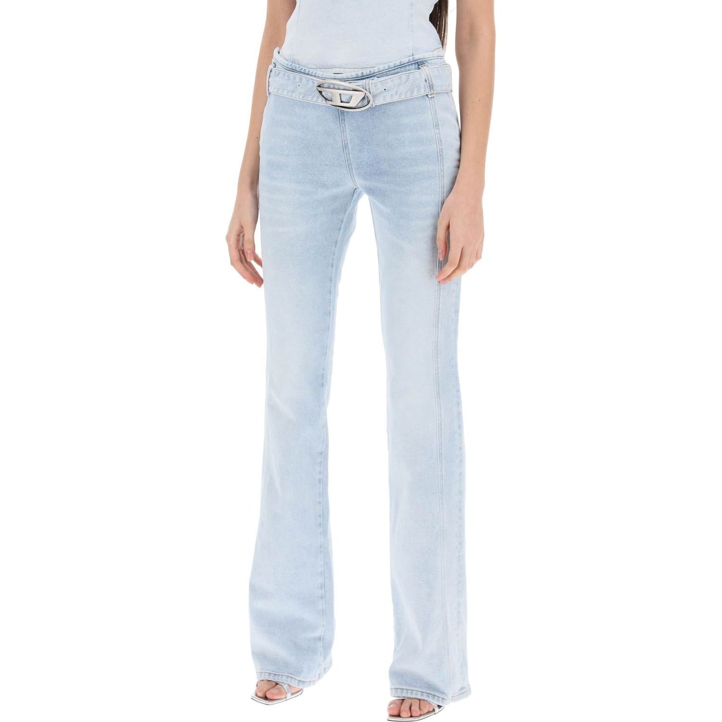 Diesel d-ebbybelt flared jeans