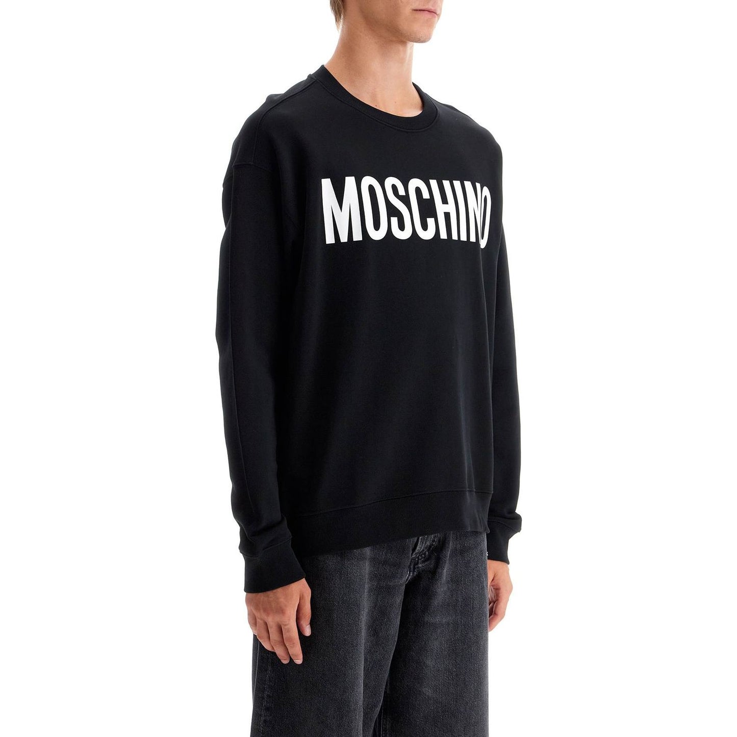 Moschino logo crewneck sweatshirt Topwear Moschino