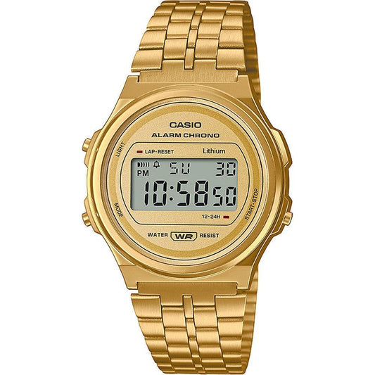 CASIO VINTAGE Mod. ROUND GOLD WATCHES CASIO COLLECTION & VINTAGE