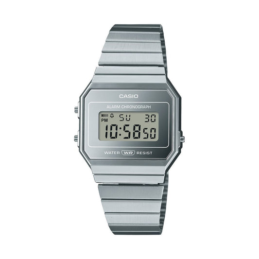 CASIO VINTAGE Mod. ICONIC SLIM SILVER WATCHES CASIO COLLECTION & VINTAGE