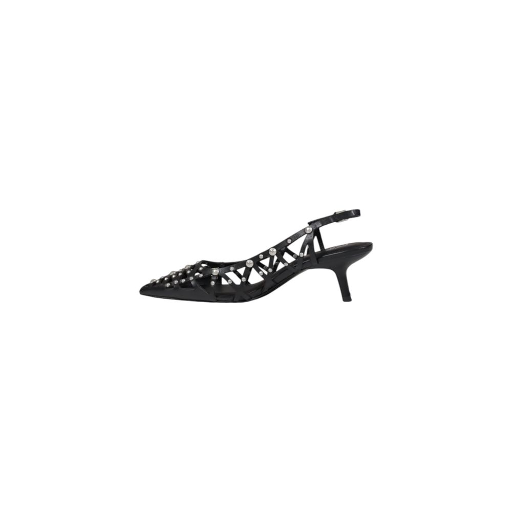 ASH Black Leather High Heel Pumps ASH