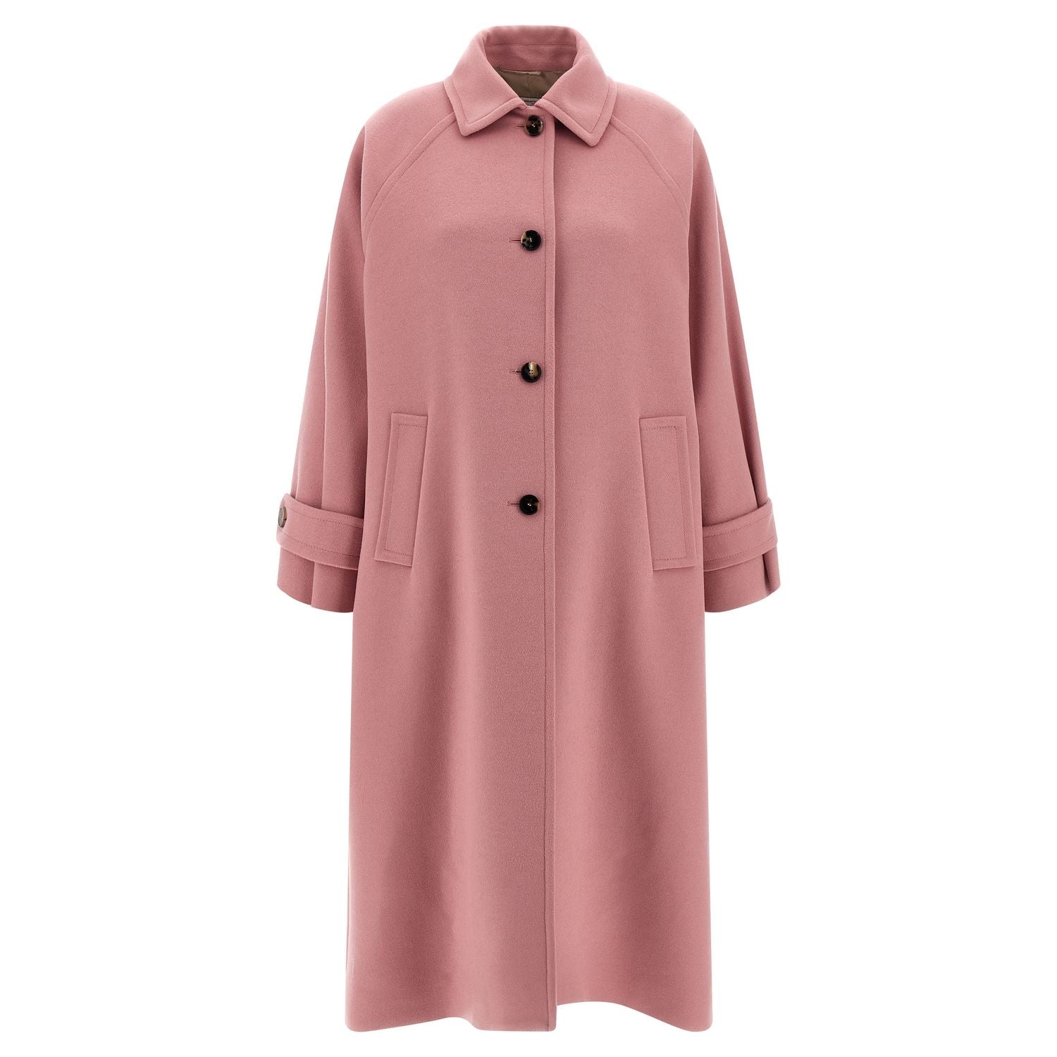 Alberto Biani Multicolor Virgin Wool Coat