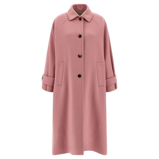 Alberto Biani Multicolor Virgin Wool Coat