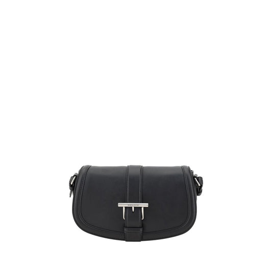 Alexander McQueen Black Calf Leather Bos Taurus Shoulder Bag Alexander McQueen