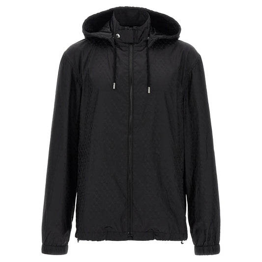 Alexander McQueen Black Polyamide Shell Jacket