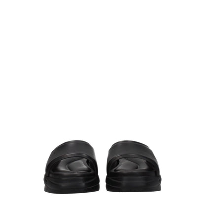 Alyx Black Leather Slippers Alyx