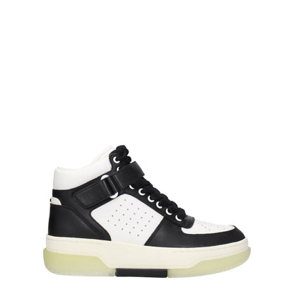 Amiri Black Leather High Top Sneakers