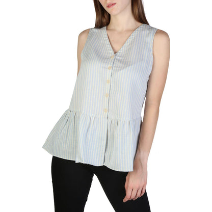 Armani Exchange Shirts 3ZYH47YNCMZ3531,allout,Armani Exchange,Blue,Category-Clothing,Clothing,Cotton,Gender-Women,lightblue,Shirts,Spring/Summer,Subcategory-Shirts,Subcategory-Sweatshirts,Subcategory-Tops,Subcategory-TopsandT-Shirts,Tops & T-Shirts - Wome
