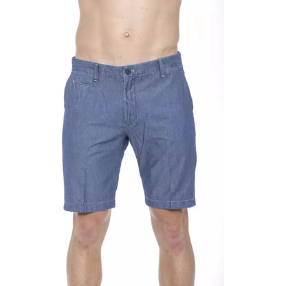 Armata Di Mare Blue Cotton Shorts 1728,67465543840,Armata Di Mare,Bermuda - Shorts - Clothing,Blue,Clothing,IT52 | XL,Men,Men - Clothing,New with tags,Shorts - Clothing,Shorts - Men - Clothing