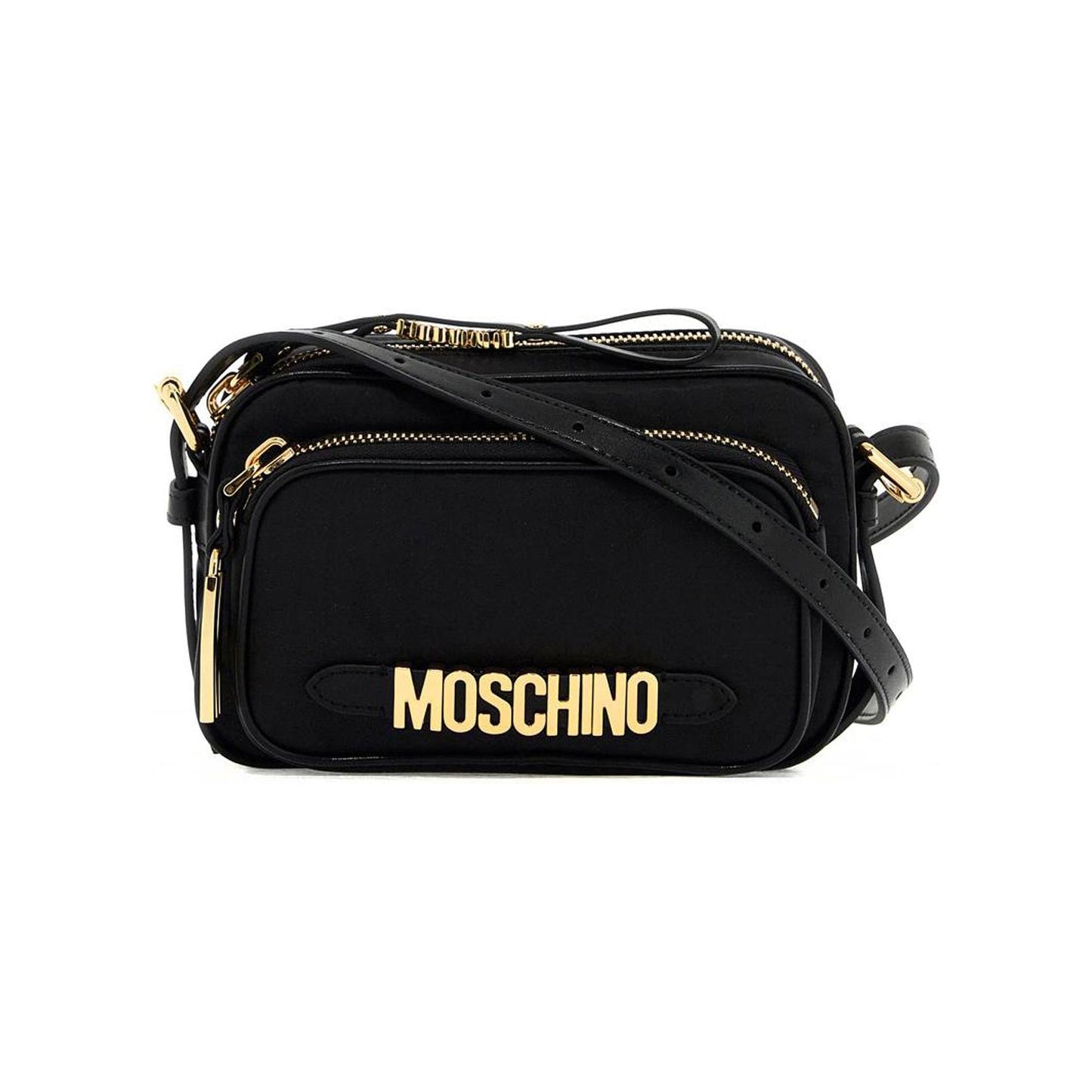 Moschino mini shoulder bag with metal logo Shopper Moschino