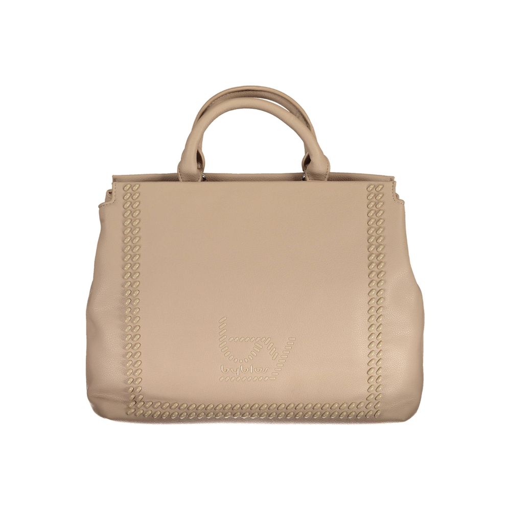 BYBLOS Beige Polyurethane Women Handbag