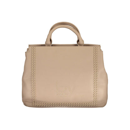 BYBLOS Beige Polyurethane Women Handbag
