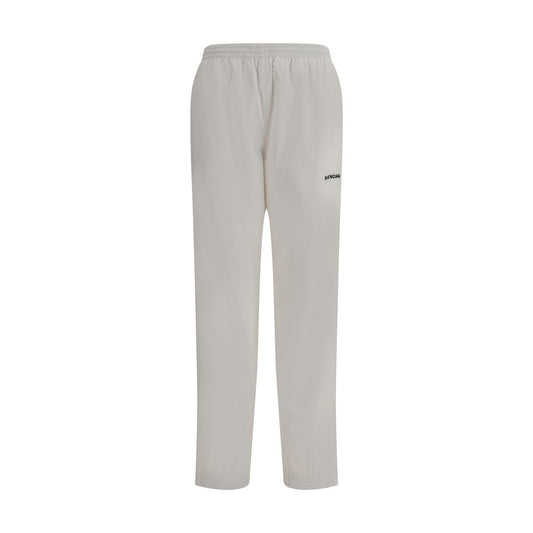 Balenciaga White Polyester Joggers (Workout Pants) Balenciaga