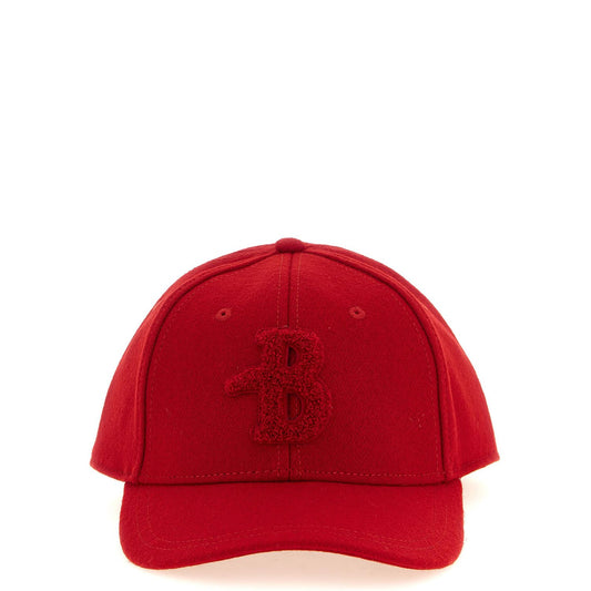 Ballantyne Red Polyester Cap (Baseball Hat)