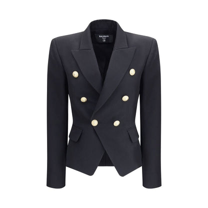 Balmain Black Wool Blazer Balmain