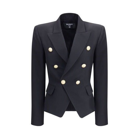 Balmain Black Wool Blazer Balmain