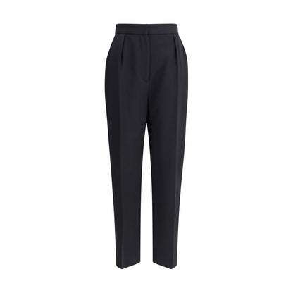 Balmain Black Wool Dress Pants Balmain