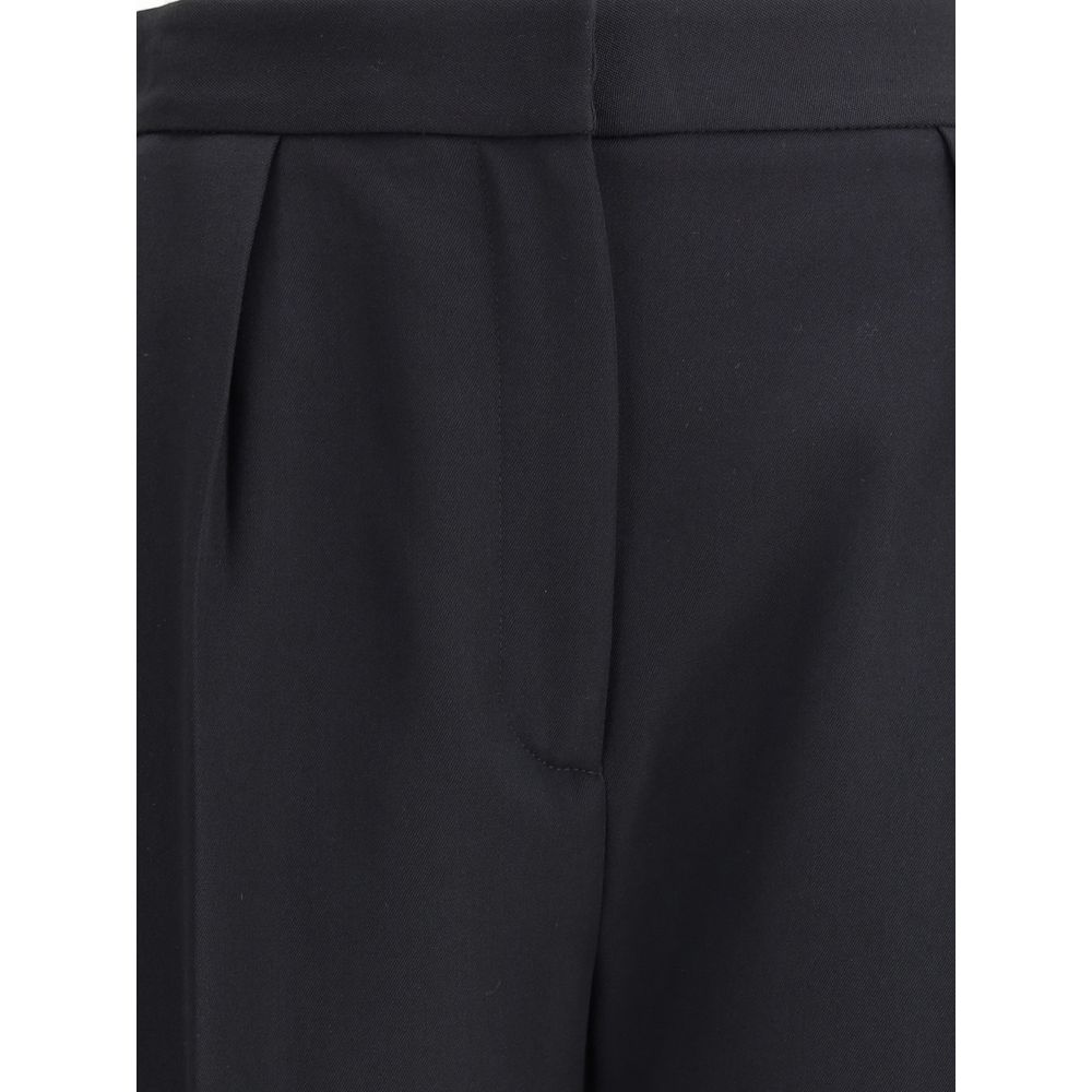 Balmain Black Wool Dress Pants Balmain