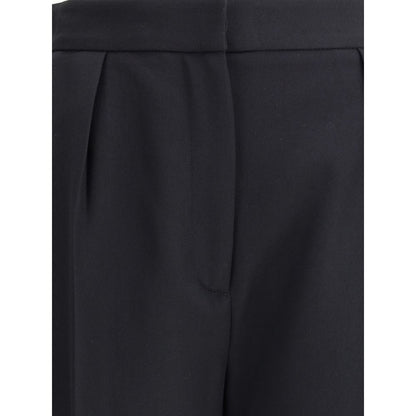 Balmain Black Wool Dress Pants Balmain