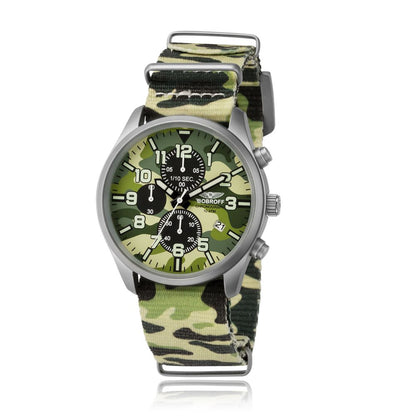 Bobroff Army Nylon Sport Watch Bobroff