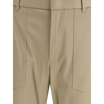 Brioni Beige Cotton Cargo Pants Brioni