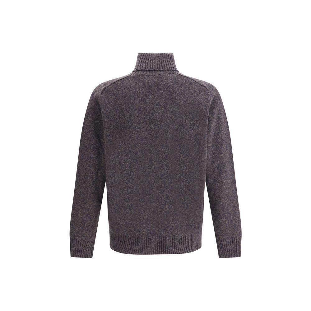 Brooksfield Multicolor Fleece Wool Turtleneck Brooksfield