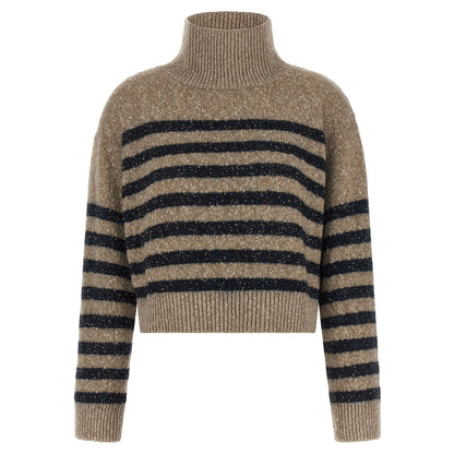 Brunello Cucinelli Multicolor Wool Cardigan