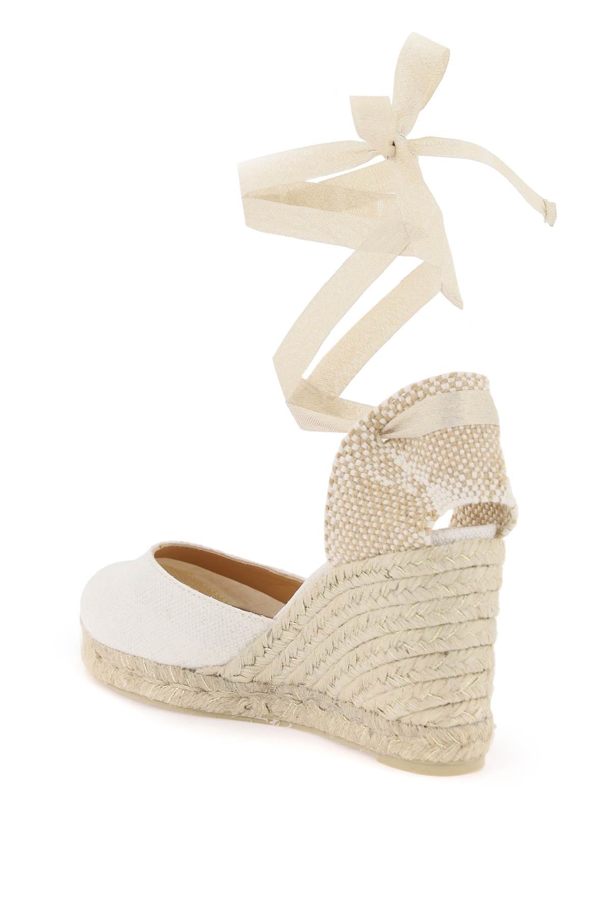 CASTANER lurex carina wedge espadrilles