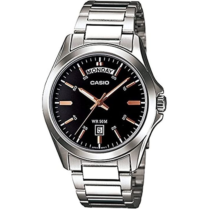 CASIO COLLECTION Mod. DAY DATE - BLACK ROSE GOLD INDEX