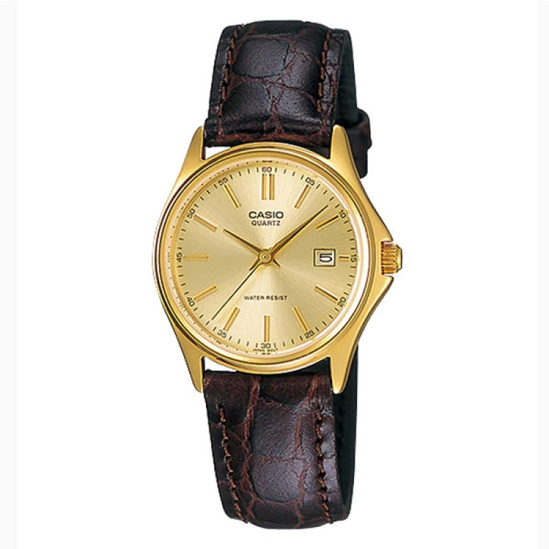 CASIO COLLECTION Mod. LADY LEATHER - GOLD