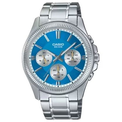 CASIO COLLECTION Mod. MULTIFUNCTION CALENDAR - LIGHT BLUE WATCHES