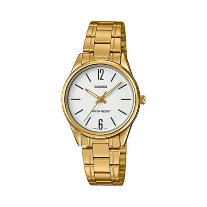 CASIO COLLECTION Mod. ONLY TIME LADY GOLD SERIE - WHITE WATCHES