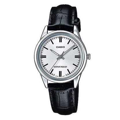 CASIO COLLECTION Mod. ONLY TIME LADY LEATHER - WHITE WATCHES