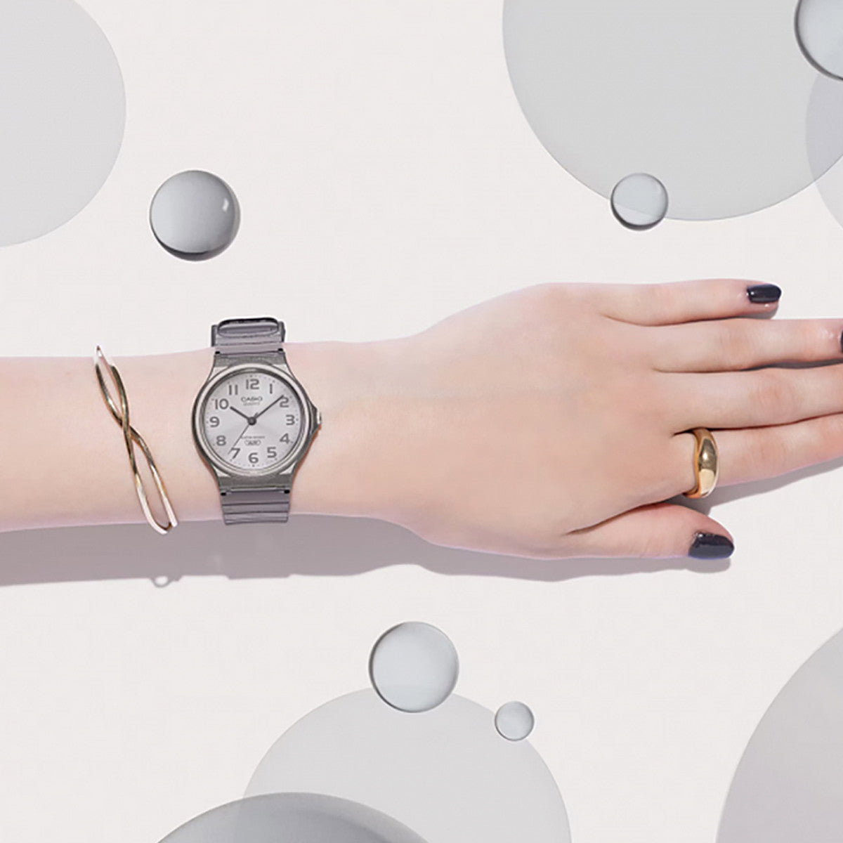 CASIO COLLECTION Mod. POP TRANSLUCID GREY WATCHES