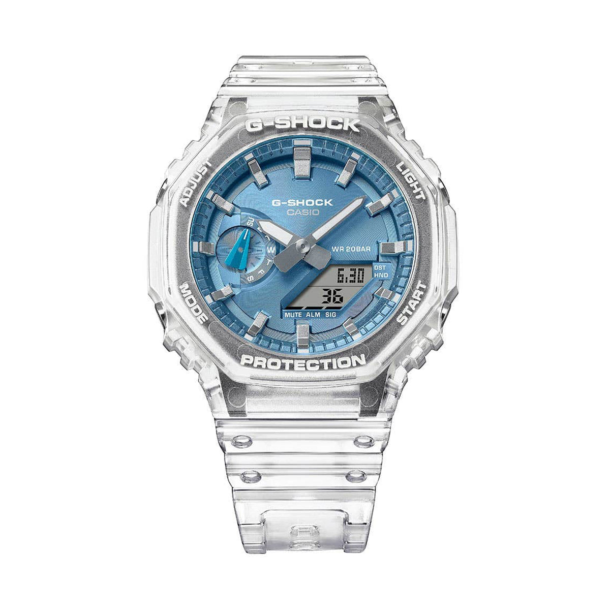 CASIO G-SCHOCK Mod. BRIGHT METALLIC - LIGHT BLUE WATCHES