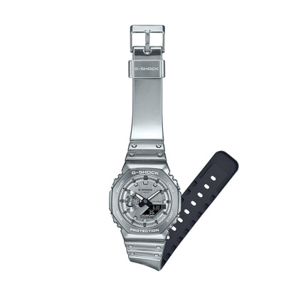 CASIO G-SHOCK Mod. G-STEEL - FINE METALLIC SERIES - SILVER WATCHES