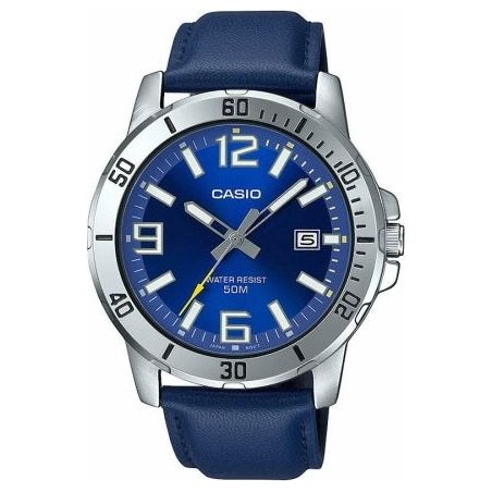 CASIO SPORT COLLECTION Mod. DIVER 50M LEATHER - BLUE WATCHES