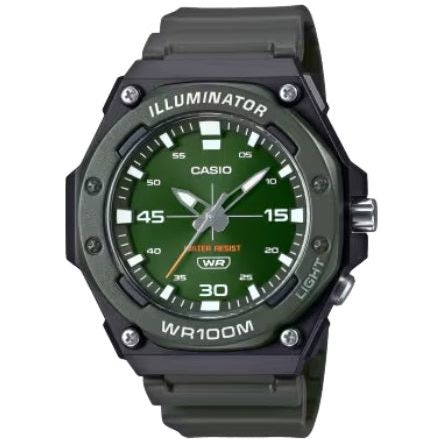 CASIO SPORT Mod. DIVER - ILLUMINATOR WR 100MT - ARMY GREEN WATCHES